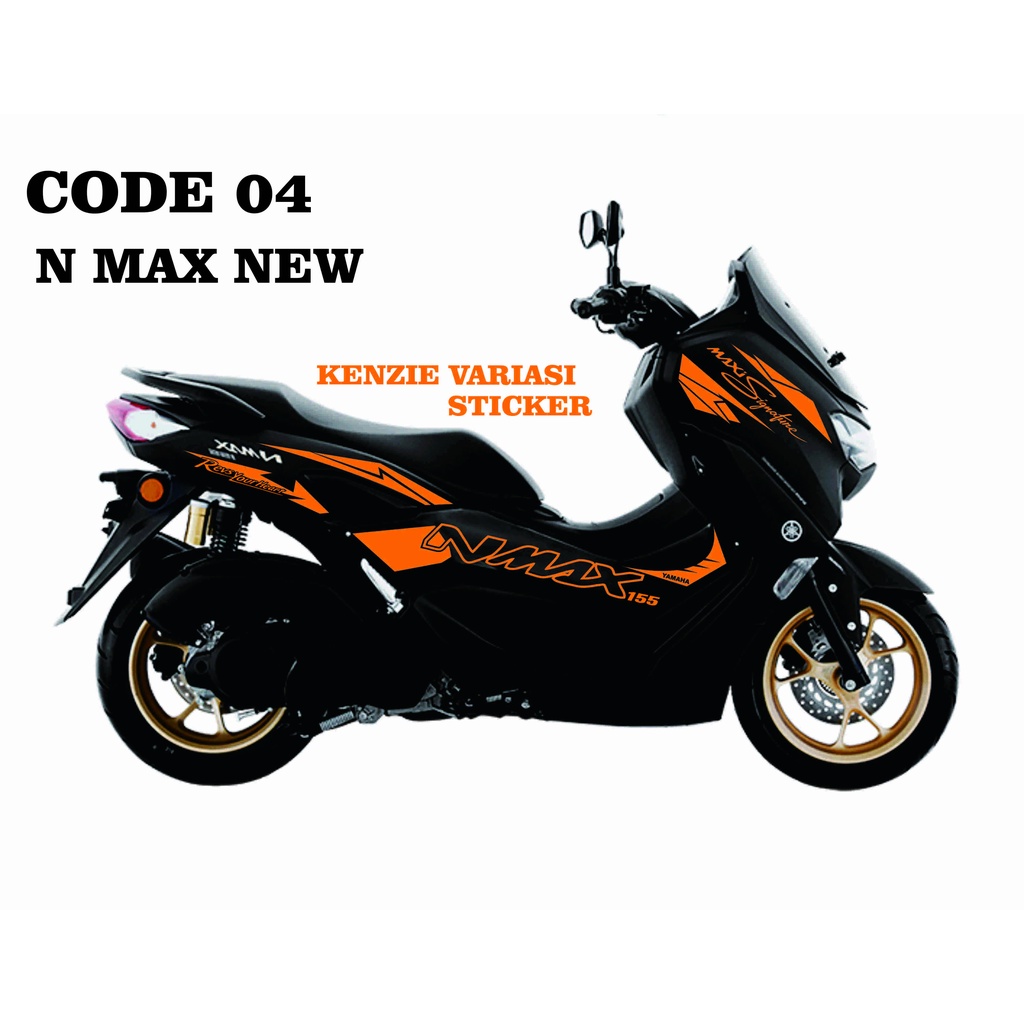 AKSESORIS YAMAHA N MAX, Stiker Cuting Striping List Body VARIASI MOTOR YAMAHA Nmax NEW model 2023  #