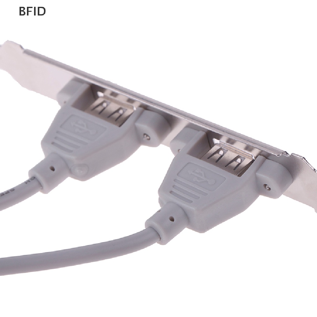 [BFID] 1pc 2port USB2.0 Ekspanding Panel Belakang Ke Motherboard USB Header Adapter [ID]