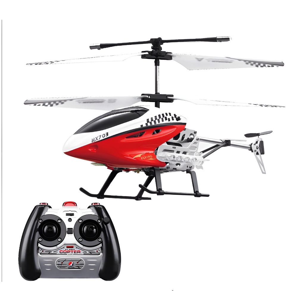 RC HX703 Premium | Mainan Helikopter Remote Control Besar | Mainan Anak Laki Laki 3-4-5-6-7 Tahun Terbaru | Hadiah Ulang Tahun Anak Cowok