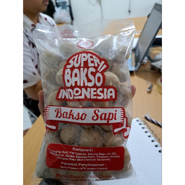 

Bakso Sapi Kerikil 500gr + bumbu kuah