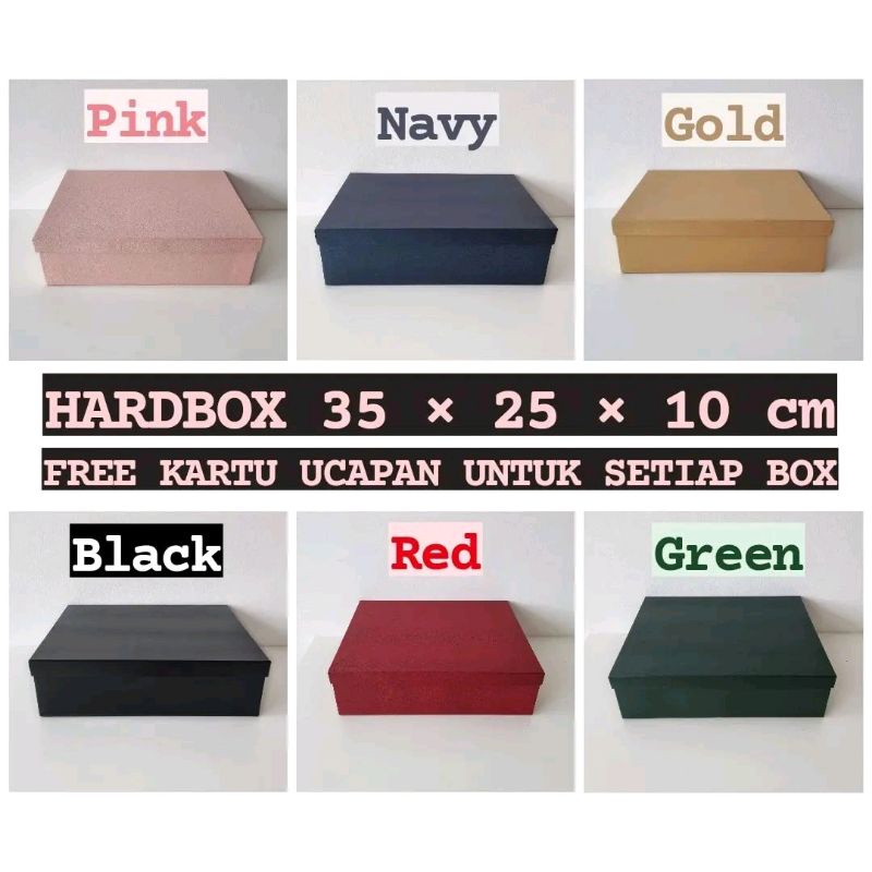

HARDBOX 35x25x10 / GIFT BOX / BOX HAMPERS / KOTAK KADO / KOTAK HADIAH