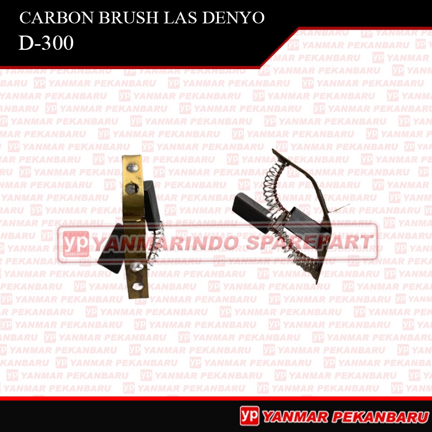 Carbon Brush/Arang Las Denyo D300 asli Sparepart Dinamo & Travo las