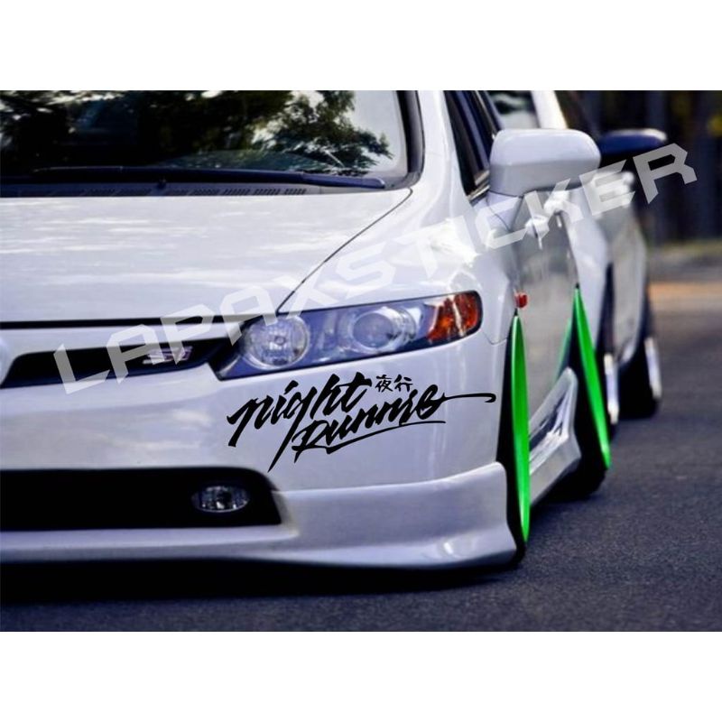 STIKER MOBIL STIKER KAP MESIN MOBIL STIKER custom