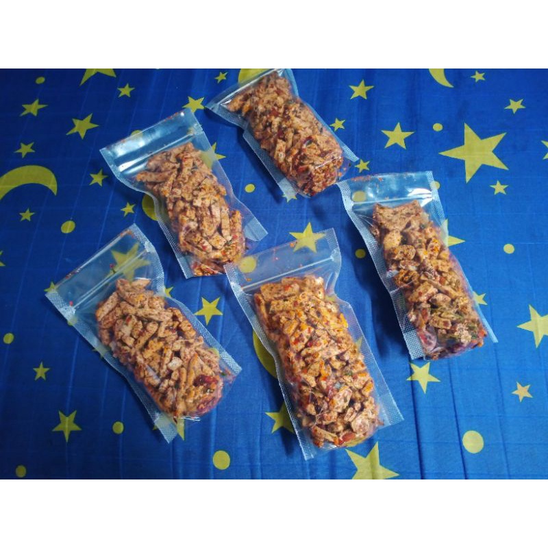 

Basreng pedas daun jeruk