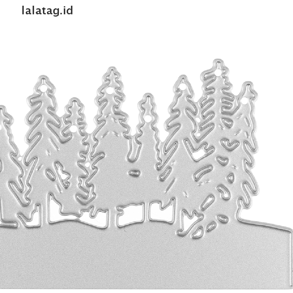 [lalatag] Pohon Natal Metal Cutg Dies Cut Die Mold Scrapbook Craft Cetakan Stensil [ID]