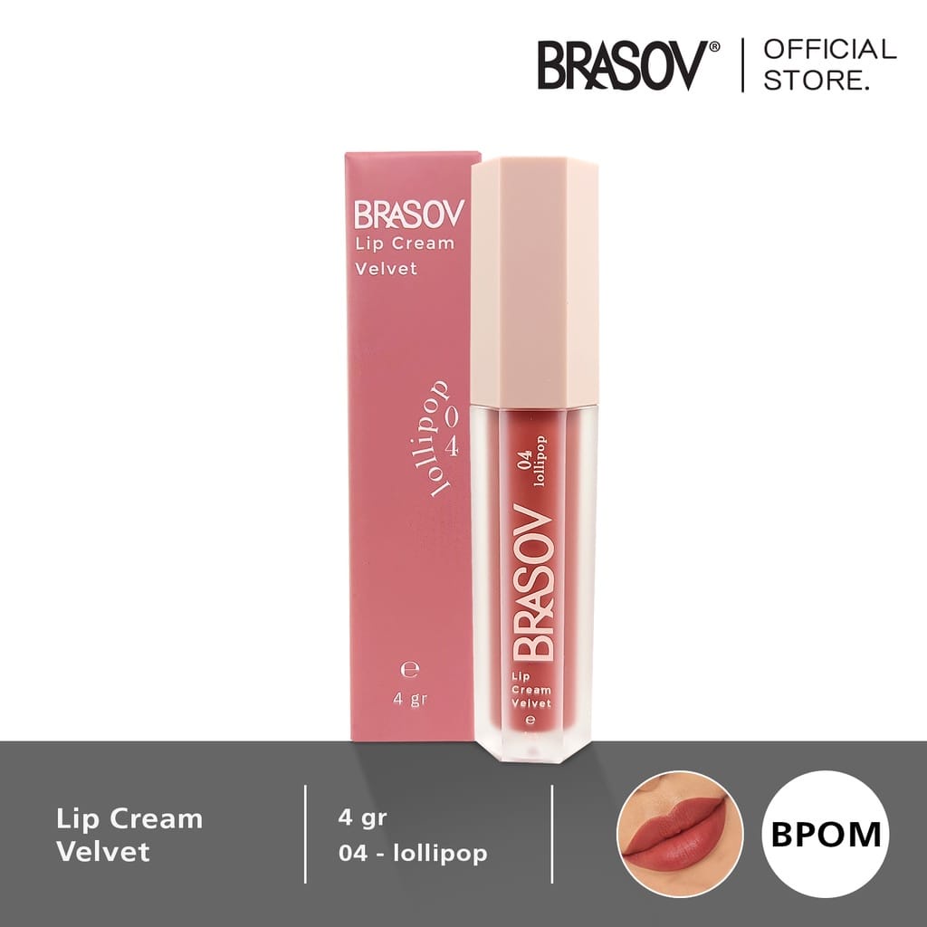 BRASOV LIP CREAM VELVET TERBARU PALING MURAH