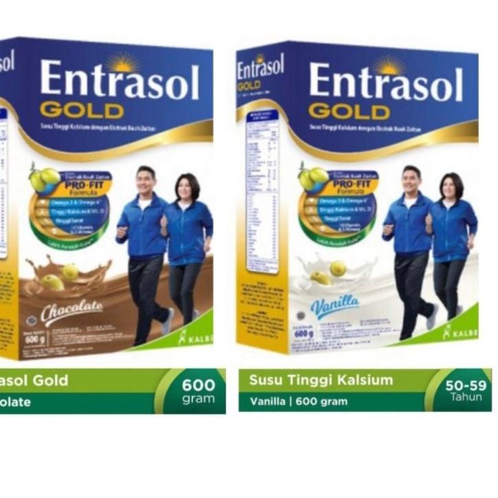 

FIA615 Entrasol Gold vanila dan chocolate 600gr +