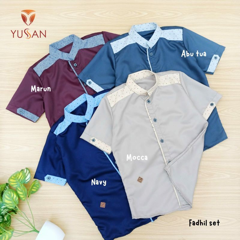 Setelan koko anak  fadhil set Baju koko anak laki laki Setelan kurta