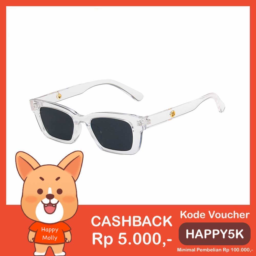 Kacamata UV400 [ Transparan ] Anti Radiasi - Sunglasses Pria dan Wanita Korea - HM8149