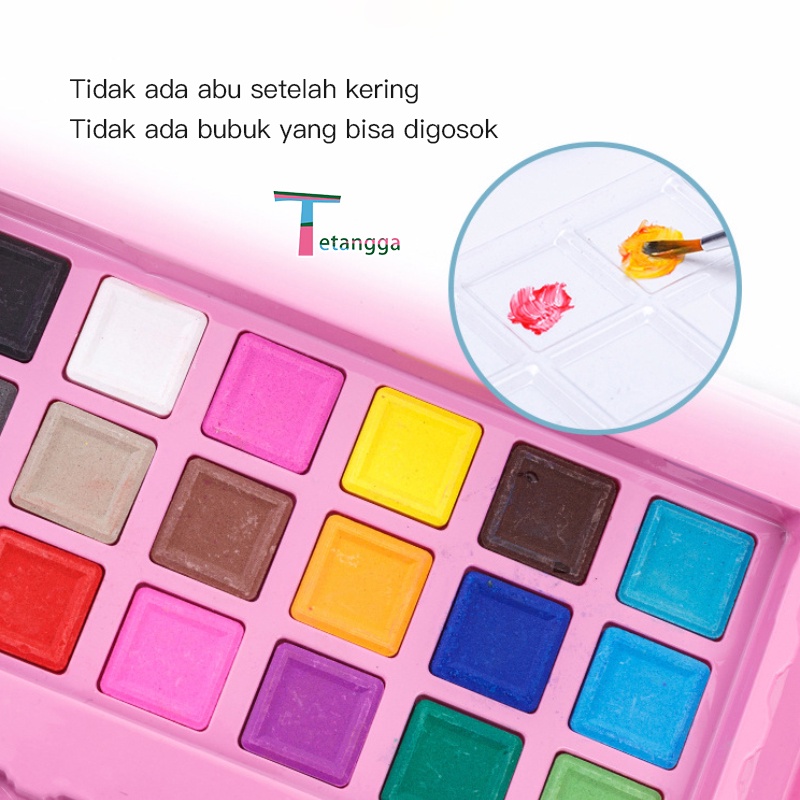 Crayon Anak Pengasah 208pcs Set Alat Menggambar Melukis Anak-anak Crayon Cat Air Pensi ART SET 208 PENSIL WARNA Crayon set 208pcs