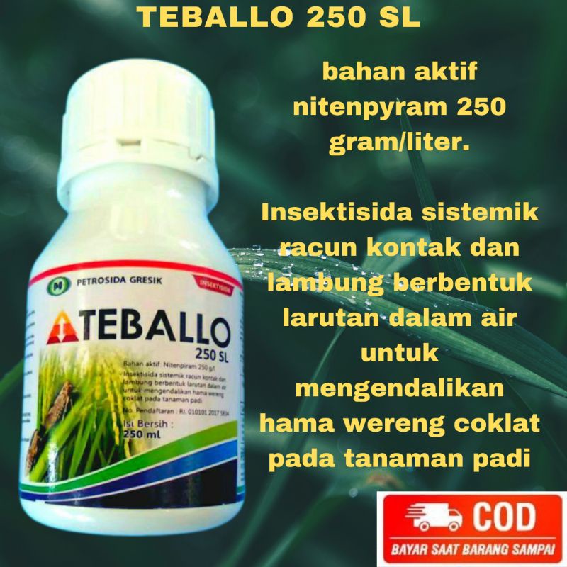 TEBALLO 250 SL,Bahan Aktif Nitenpyram 250 sl