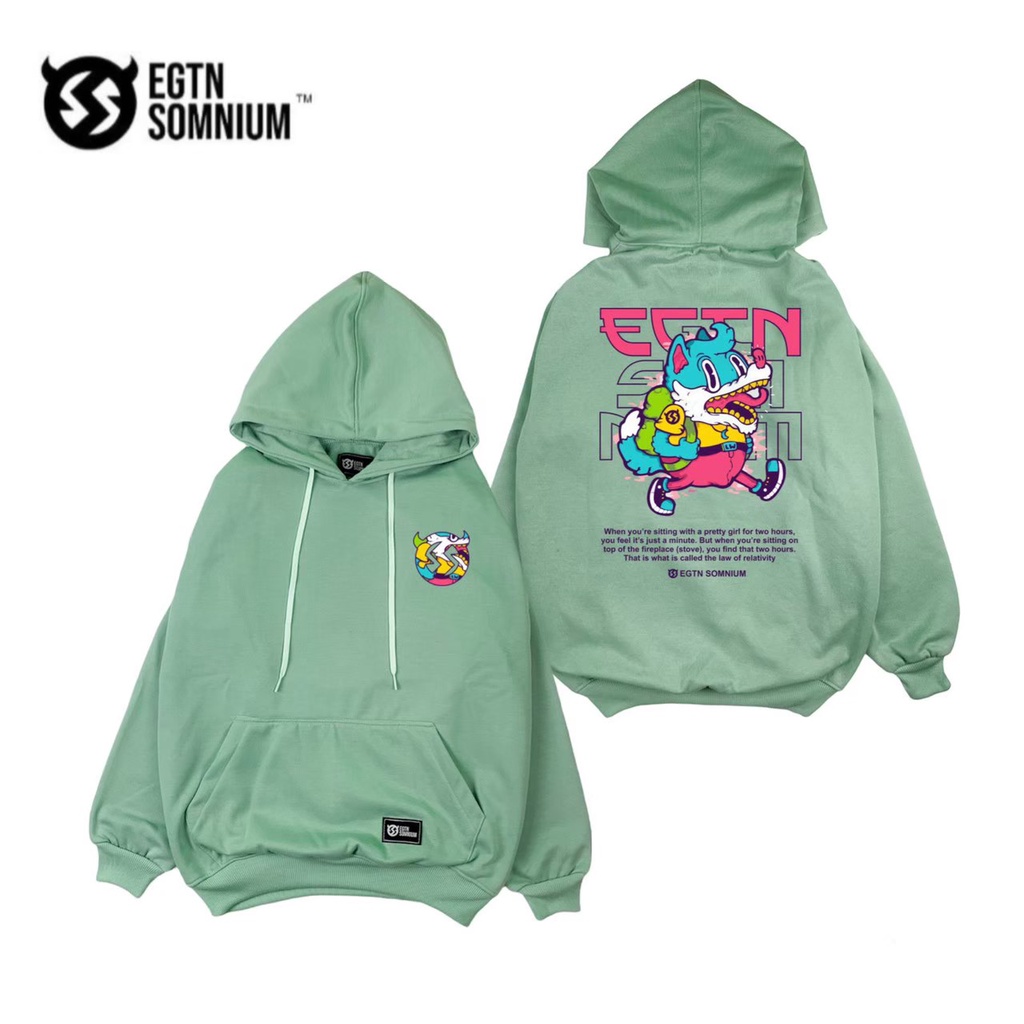 JAKET HOODIE DISTRO PRIA WANITA HIJAU MINT ORIGINAL EIGHTY NINE / HOODIE PRIA MOTIF ANIME / SWEATER HOODIE BAHAN FLEECE TEBAL / SWEATER HOODIE UNISEX