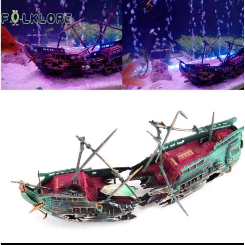Miniatur Kapal Pesiar Ukuran Besar Untuk Dekorasi Aquarium