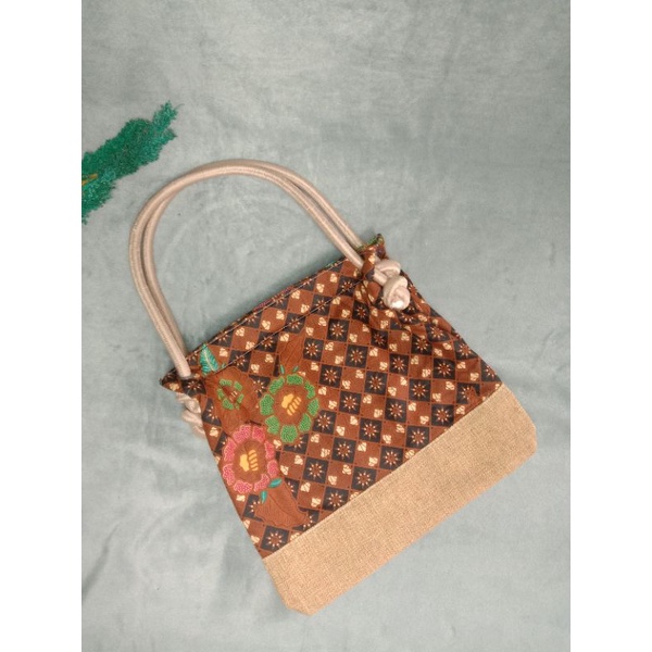 Totebag batik Jogja murah motif batik RANDOM