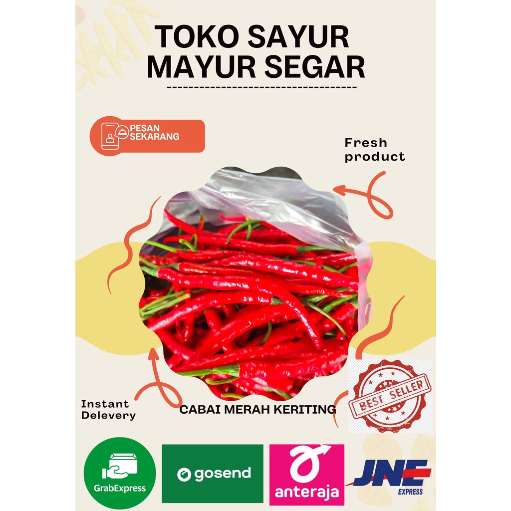 

Cabai Merah Keriting Segar 1 KG