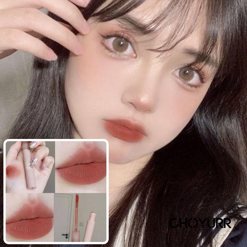 【COD】Lipcream Matte Lipstick Velvet Lip Color Lipstick Waterproof Tahan Lama Lip Tint Korean Original Import Kosmetik Makeup-CH