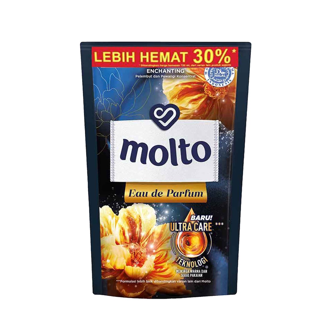 Molto Eau De Parfum / Pelembut&amp;Pewangi Pakaian / Molto Konsentrat / Echanting 750ml