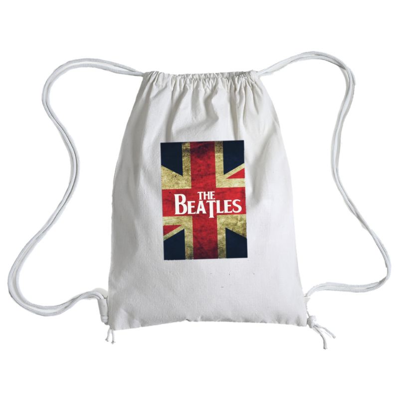 Tas Serut The Batles England /Tas Gendong Kanvas /Tas Sekolah Serbaguna / Tas Serut Tali Murah