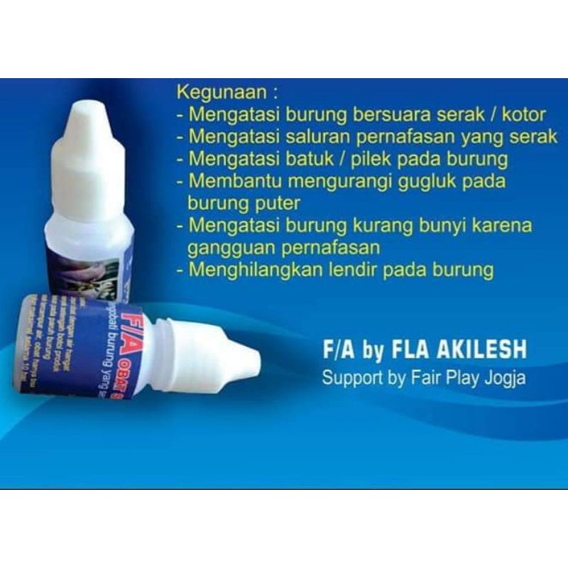 Obat Serak Burung FA