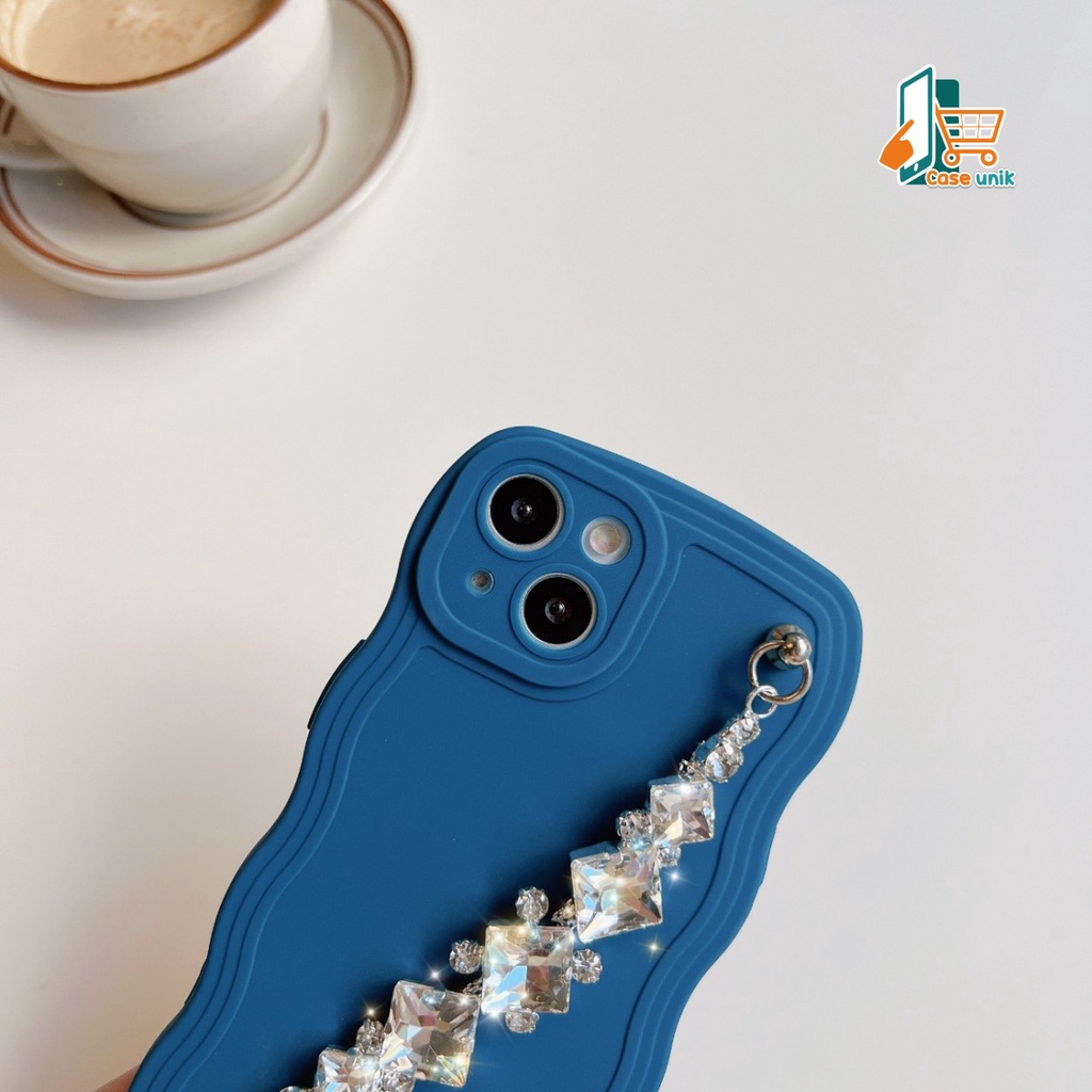 GC03 SOFTCASE GELOMBANG RANTAI DIAMOND FOR XIAOMI REDMI 5A A1 PLUS 4G 6A 8 8A PRO 9 9A 9C 10A 9T 10 10C C40 NOTE 4 4X 5 5A PRIME 7 8 9 10 11 12 PRO POCO X3 PRO M3 M5 CS5239