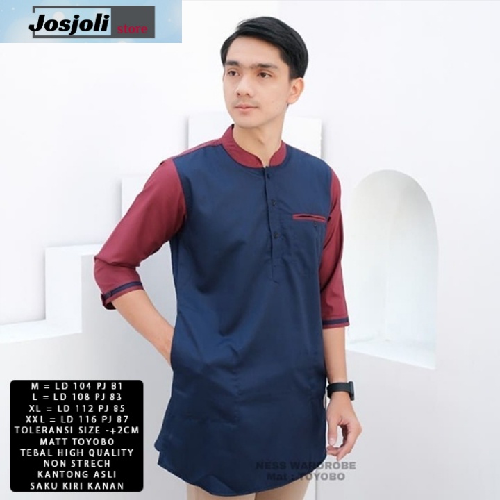 JOSJOLI_STORE/Baju Koko Taror/Pakaian Muslim Pria Dewasa/Fashion Muslim/M L XL XXL