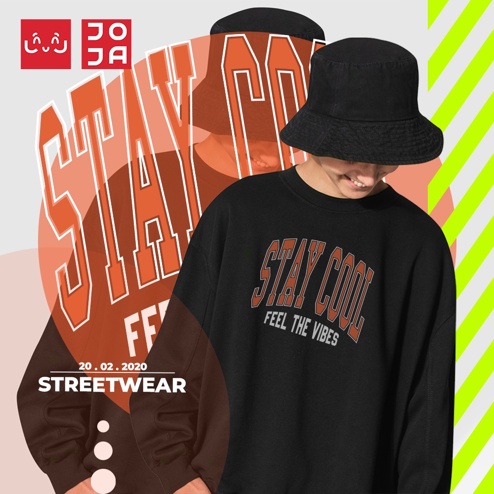 SWEATER CREWNECK PRIA STAYCOOL