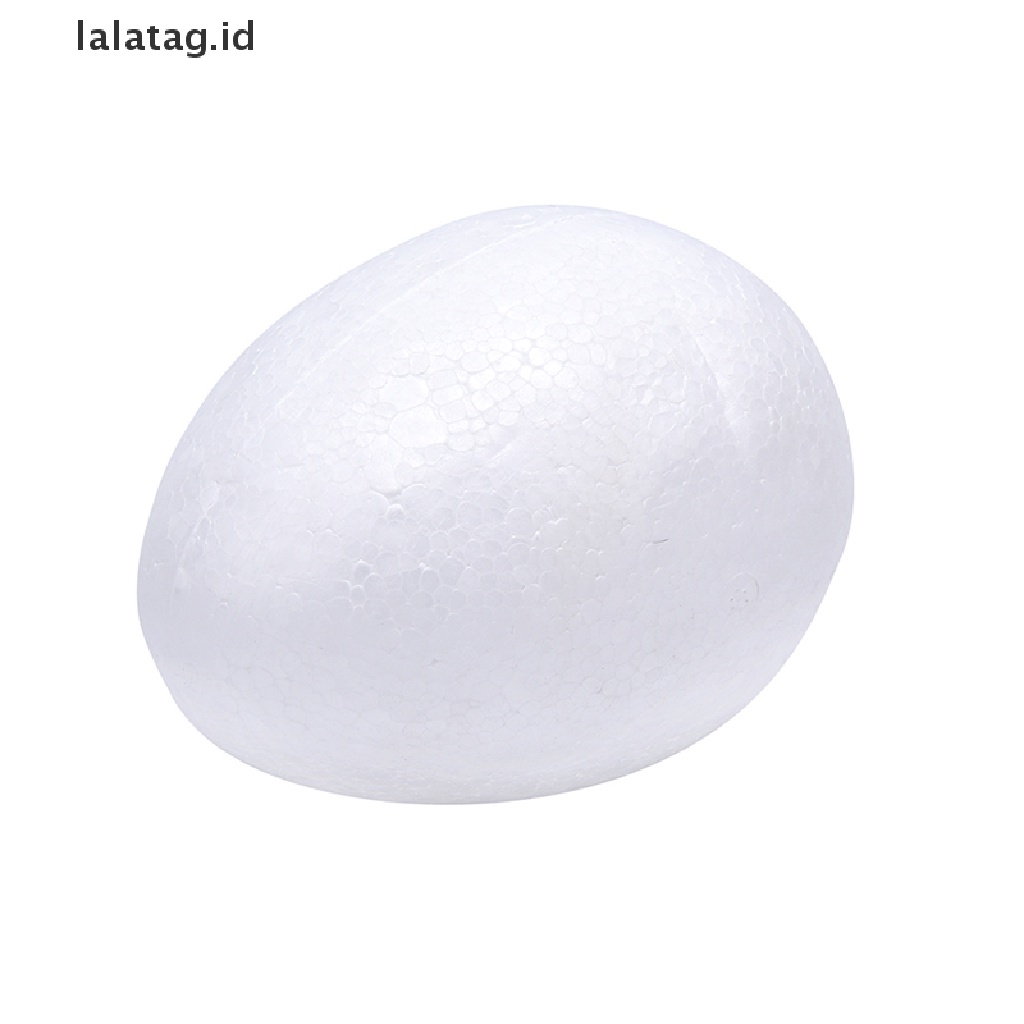 [lalatag] 10pcs Telur Paskah Styrofoam Bola Busa Handmade DIY Craft Dekorasi Pesta [ID]