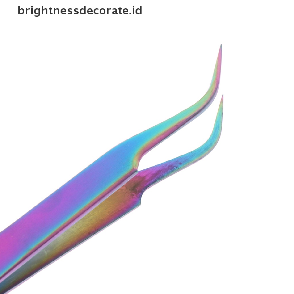 [Birth] 4pcs Set Pinset Ekstensi Bulu Mata Profesional Chameleon Tweezer Kit [ID]