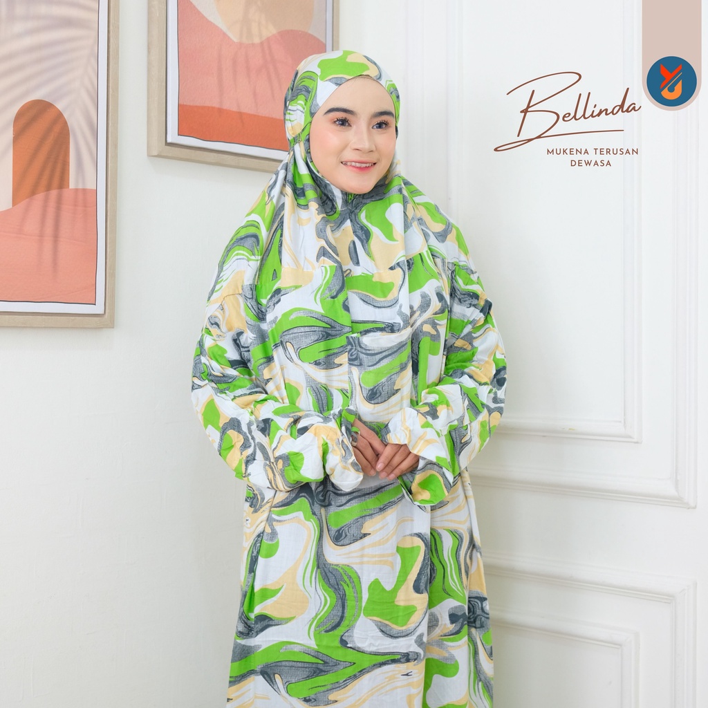 YashCollection Mukena Terusan Dewasa Mukena Travel Rosiana Bahan Rayon Size Jumbo