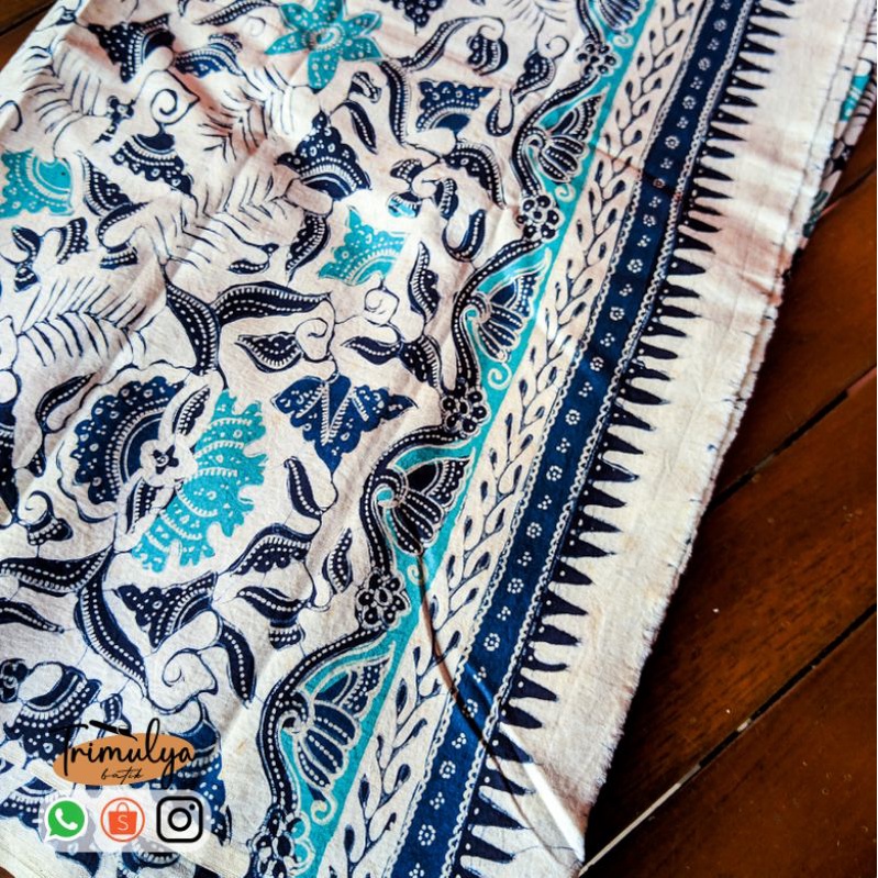 Kain Batik Tulis | Batik Paoman | Batik Indramayu motif Teratai
