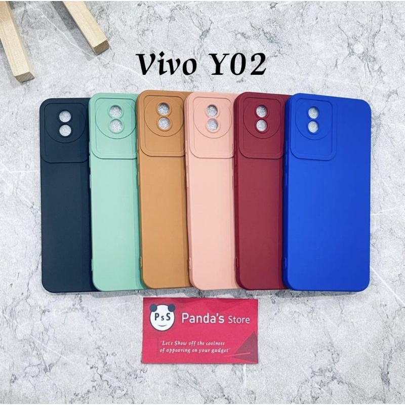 Softcase Pro Camera Vivo Y02 Candy Case Full Color 3D Silikon TPU