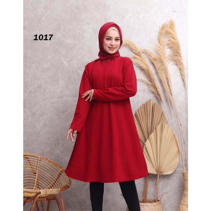 Atasan Tunik Terbaru Baju Muslim Tunik Kaos Baju Muslim Wanita Merah N0M5 Kekinian BISA COD Nyaman Cantik Kualitas Terbaik Pakaian Murah Adem Tunic Fashion Elegan Lebaran Promo Terlaris Terlaris Sale Trendy Terbaru Atasan Modern