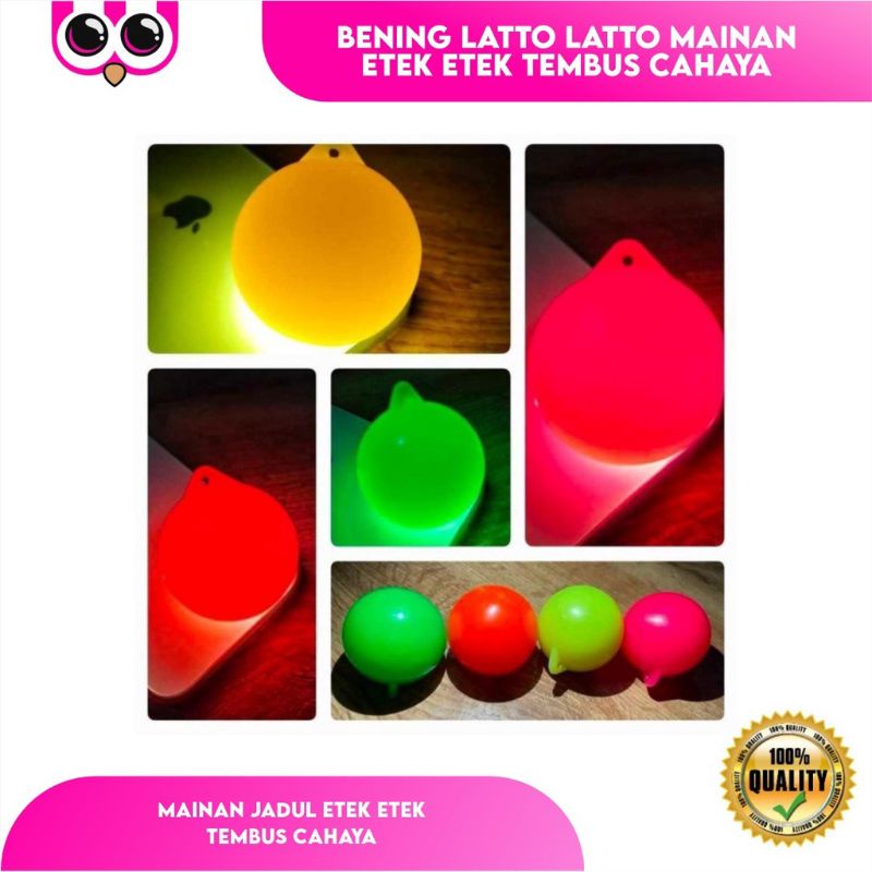 (Cod)Mainan Anak-Anak/Dewasa/ Lato-Lato Jadul Bening Bahan Plastik Dikirim Jakarta