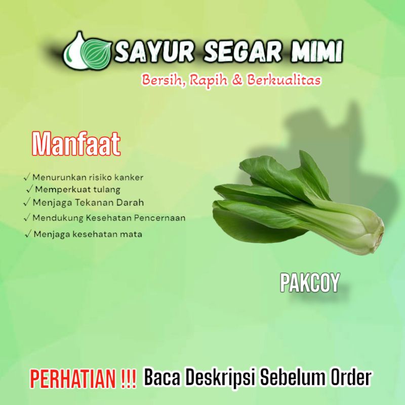 

Pakcoy /ikat - Sᴀʏᴜʀ Sᴇɢᴀʀ ♏ɪᴍɪ