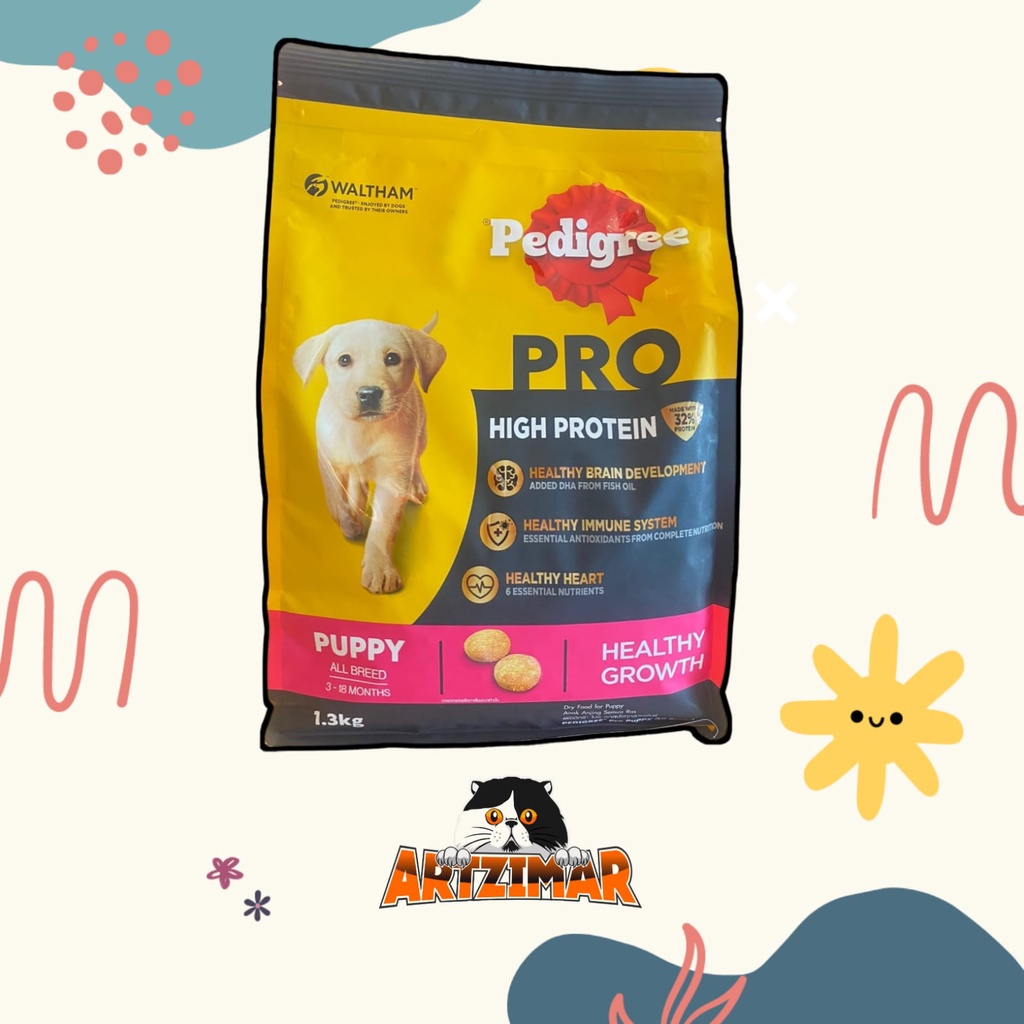 Pedigree Pro High Protein All Breed Puppy 1,3kg Dog Food Pedigree