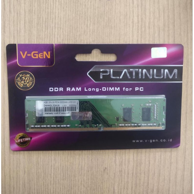 Memory PC Vgen 4Gb ddr4 Pc-3200