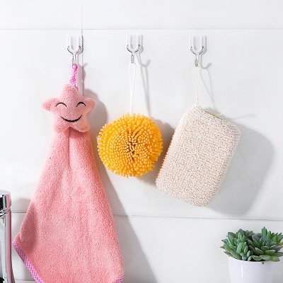 ⭐️𝐈𝐇𝐒 𝟒𝟏𝟕 𝐋𝐚𝐦𝐩𝐮𝐧𝐠⭐️Gantungan Tempel Dinding Hook Kait Isi 6pcs Gantungan Tempel Kamar Mandi Dapur