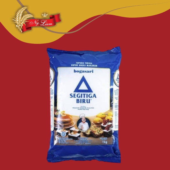 Tepung Terigu SEGITIGA BIRU - Protein Sedang 1 kg