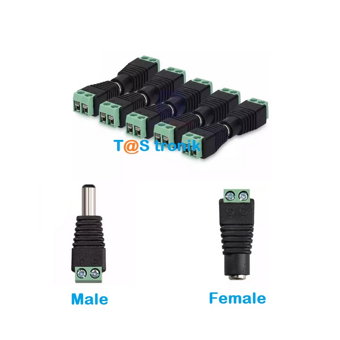 soket dc baut soket male female dc jack dc baut terminat baut