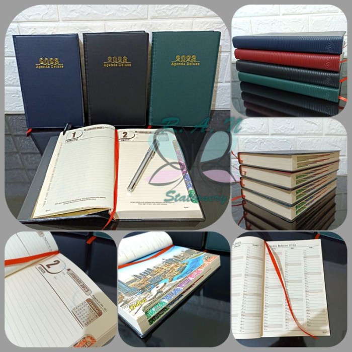 

Agenda Agenda Deluxe 2023 Planner Buku Catatan Harian