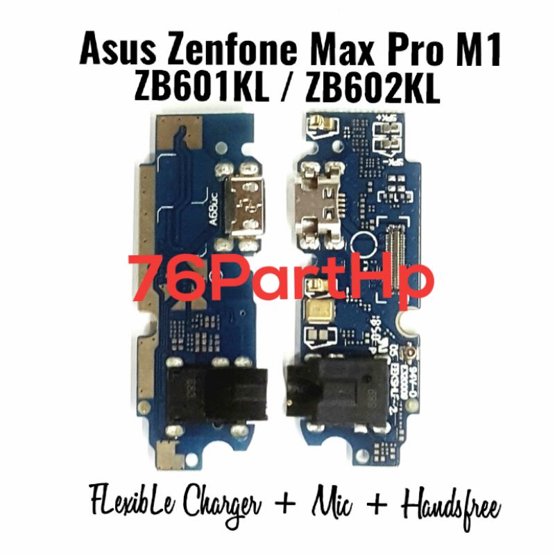 PCB connector charger &amp; Mic Handsfree Asus Zenfone Max Pro M1- ZB602KL