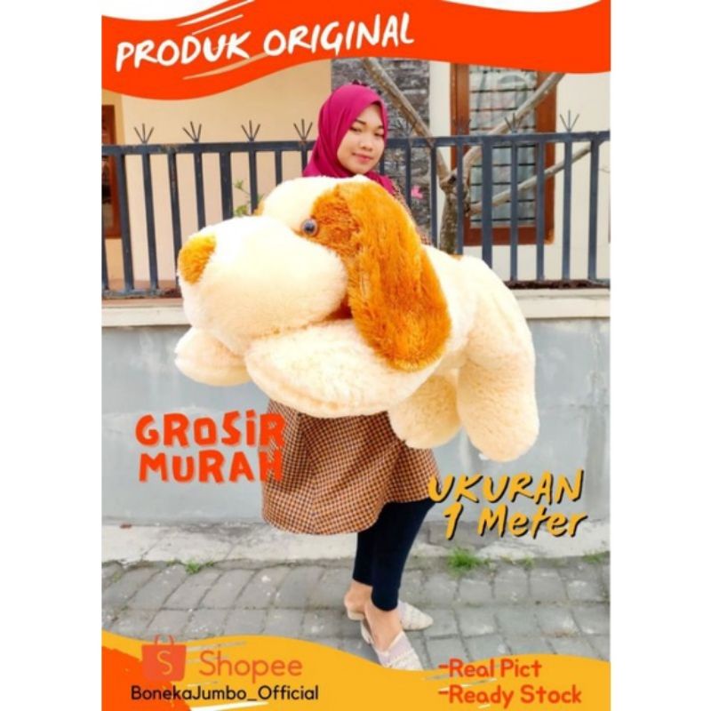 SNI l Boneka  Anjing Goofy Jumbo Besar 1 2 Meter Halus Lembut Premium Kado Hadiah Anak Pacar Cowok Cewek Laki Perempuan Pria Wanita Cowo Cewe Ulang Tahun Jadian Lucu Unik Gemes Gemoy Murah Impor