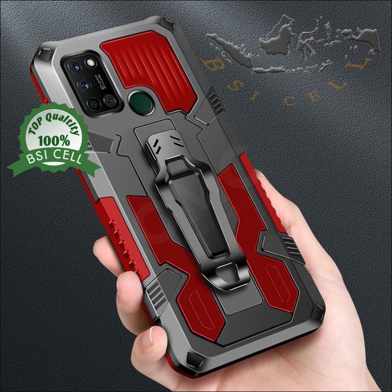 REALME 7I (RMX2103) REALME C17 (RMX2101)  CASING STANDING BACK KLIP HARD CASE HP ROBOT NEW COVER