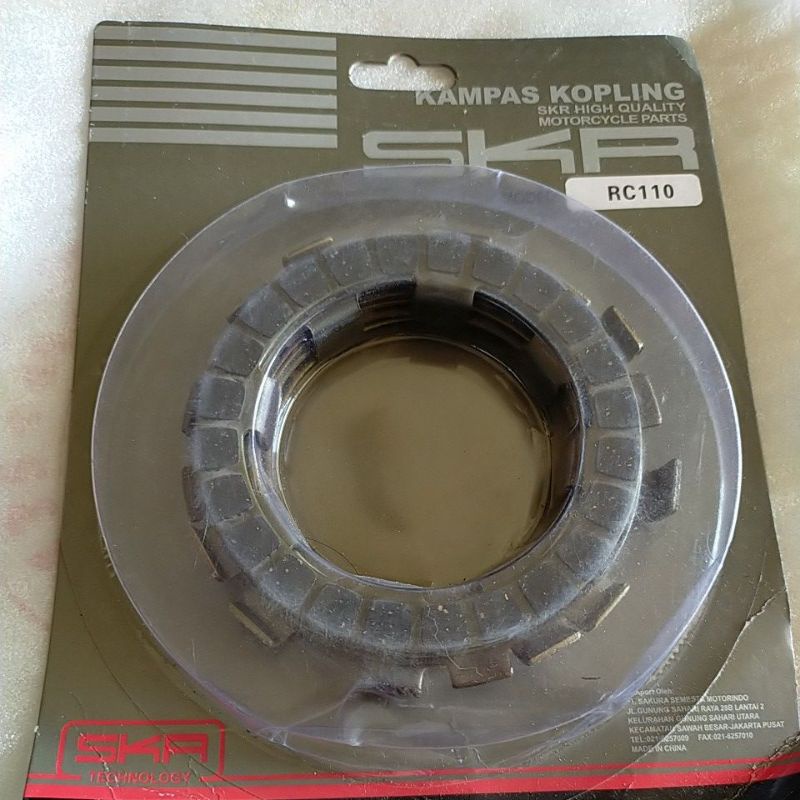 Plat Kopling Kampas Kopling Kain Kopling RC110, Tornado, Crystal,GS110