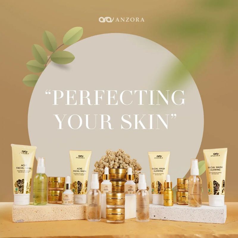 ANZORA SKINCARE ASLI ORIGINAL BPOM ATASI JERAWAT FLEK HITAM DAN MENCERAHKAN KULIT WAJAH