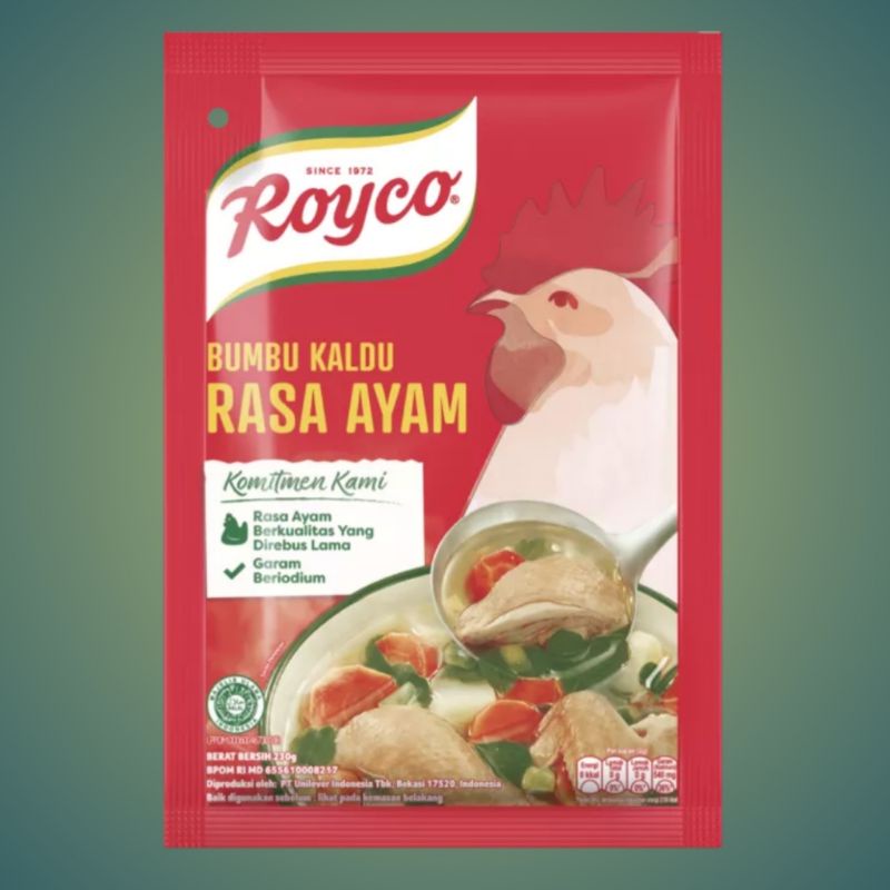 

ROYCO RASA AYAM 230 GR, BUMBU PELEZAT SERBA GUNA.