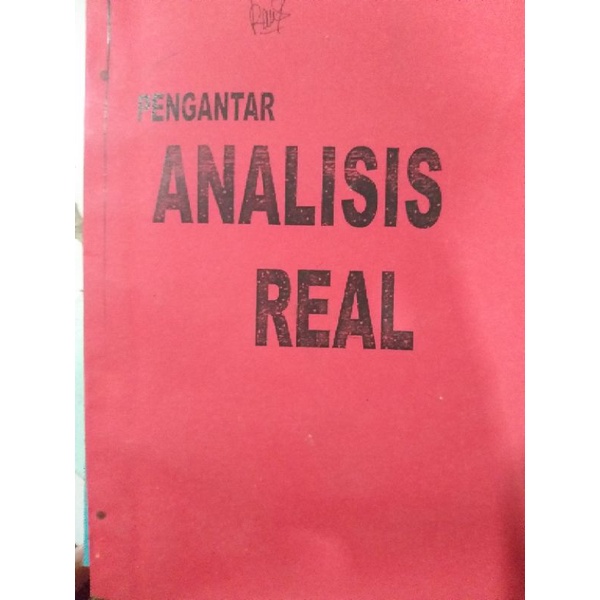 

Hibah Buku Pengantar Analisis Real