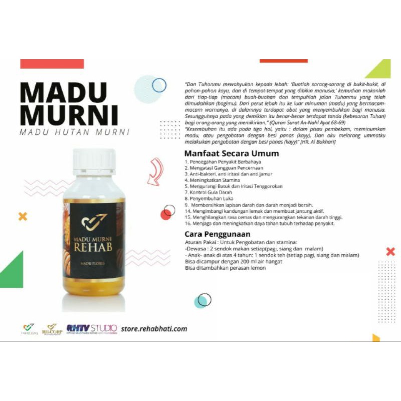

Madu Flores Murni 500gram