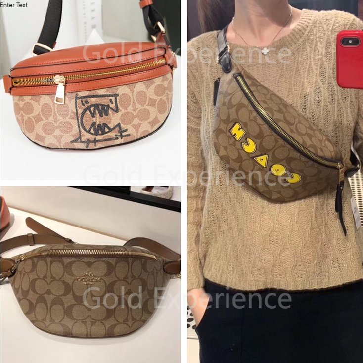 Coach Warren Belt Bag In Signature Canvas Waist Bags Pria Tas kurir pria Tas pinggang Pria TAS COACH Men Bags Waistbag &amp; Chest Bags