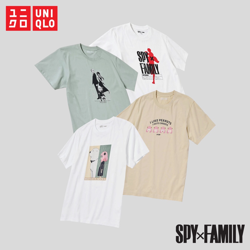 Kaos UNIQLO SPY x FAMILY // Kaos UT SPY x FAMILY Unisex